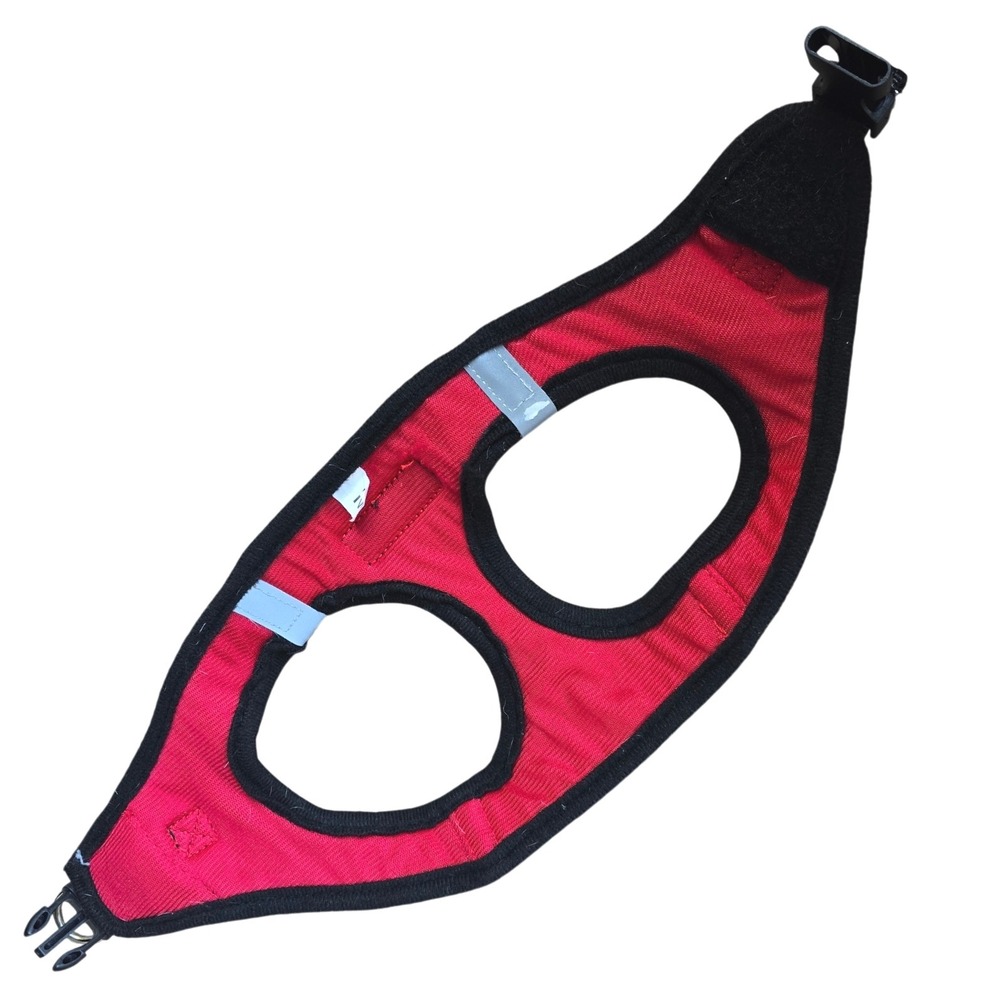 London Fog Pet Collection Red Mesh Dog Harness Vest Reflective Small